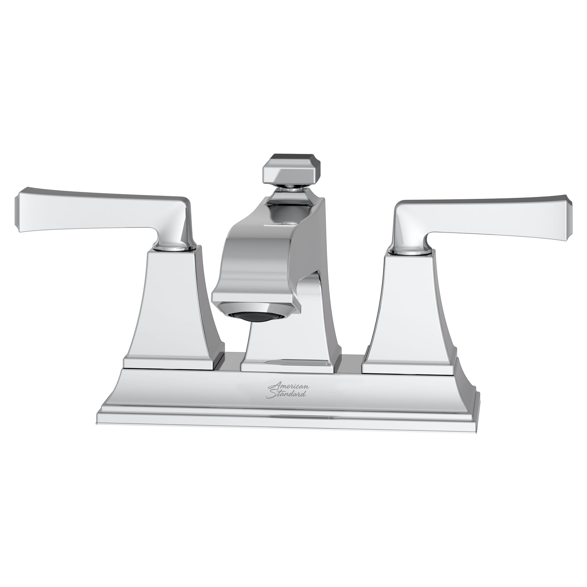 Town Square S 4 Inch Centerset 2 Handle Bathroom Faucet 12 gpm 45 L min With Lever Handles CHROME